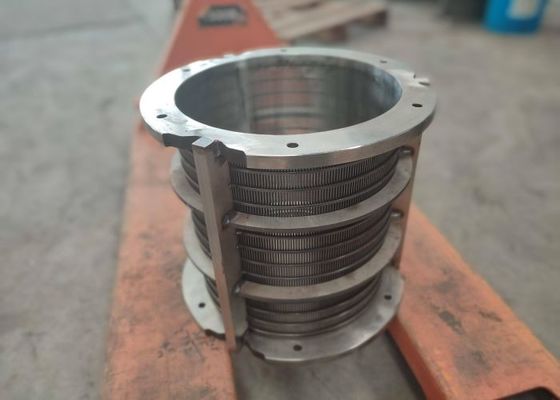 Heavy Cow Dung Speractor Wedge Wire Filter Element 0.5-0.8mm Slot Sludge Dewatering